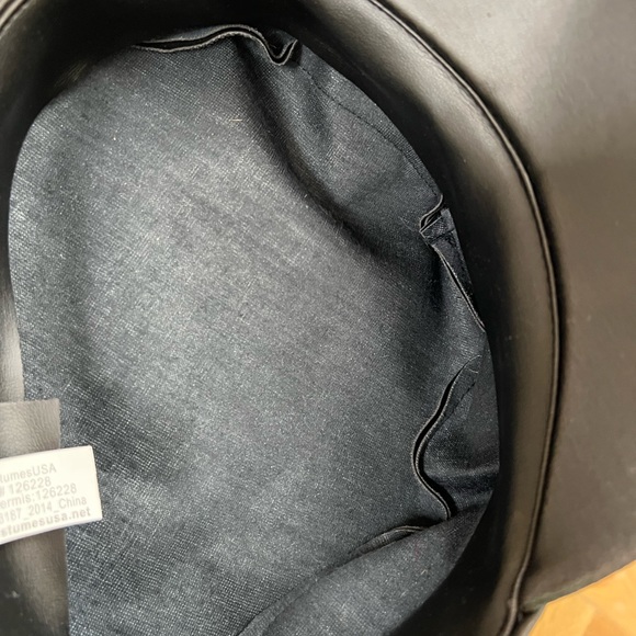 Dark Side Biker Hat Faux Leather Black - Picture 7 of 9